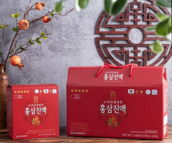 Sâm nước Hàn Quốc Daesan hộp 20 gói x 70ml